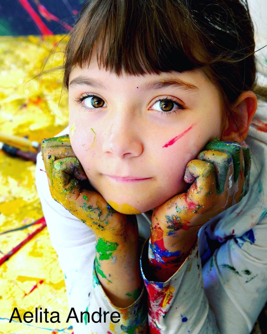 Meet 13yearold Aelita Andre as the Youngest Art Prodigy
