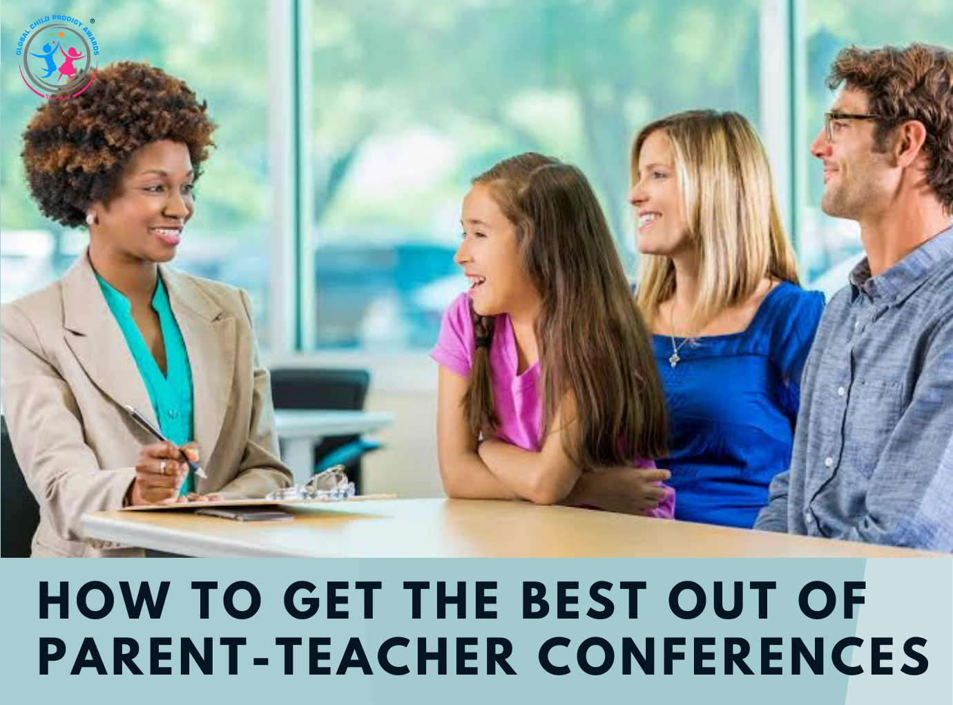 Teacher conferences. Parent teacher Conference. Talking about 3d.